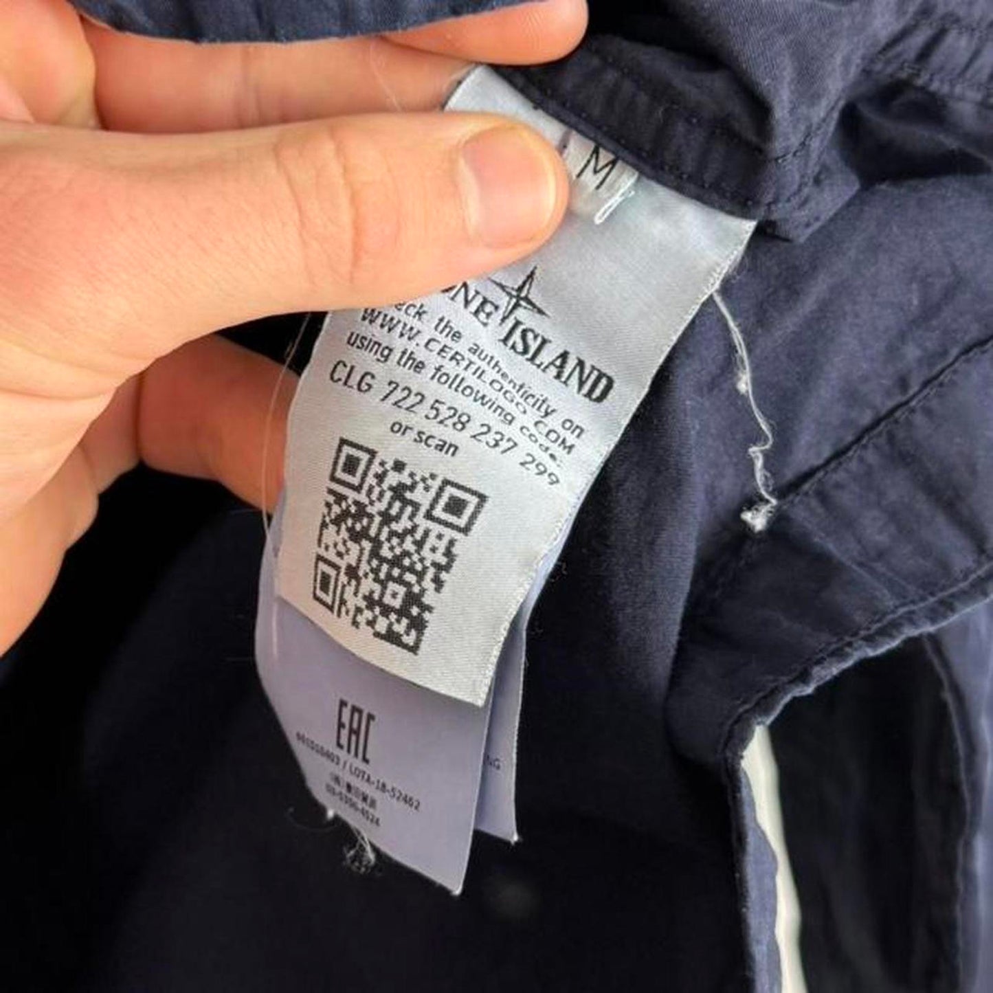 Stone Island Smock Pullover Jacket Navy (M)