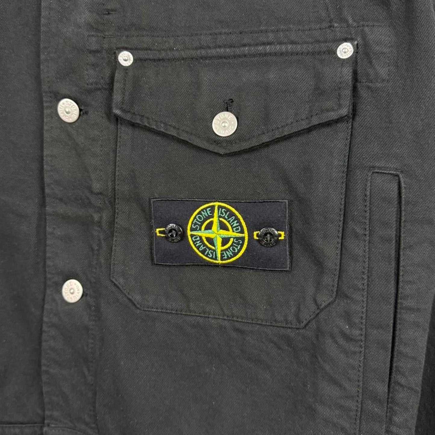 Stone Island x Supreme Bull Denim Jacket – Black (M)