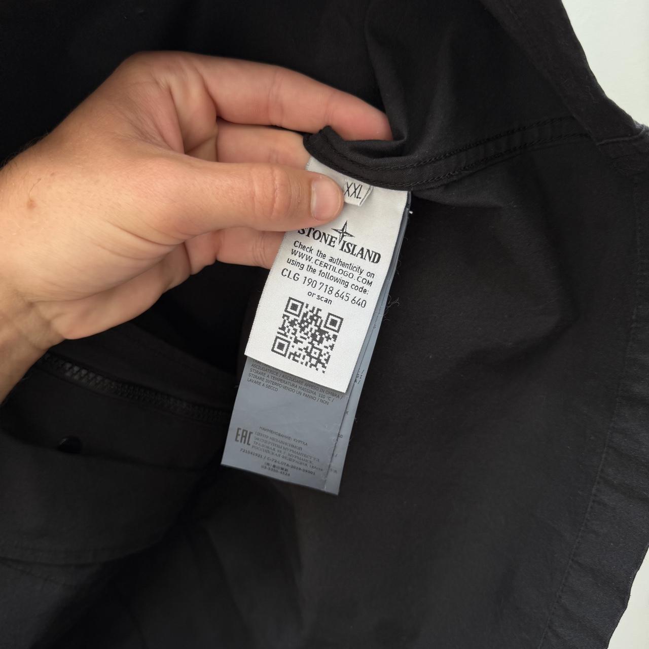 Stone Island Cotton Cordura Field Jacket in black (XXL)