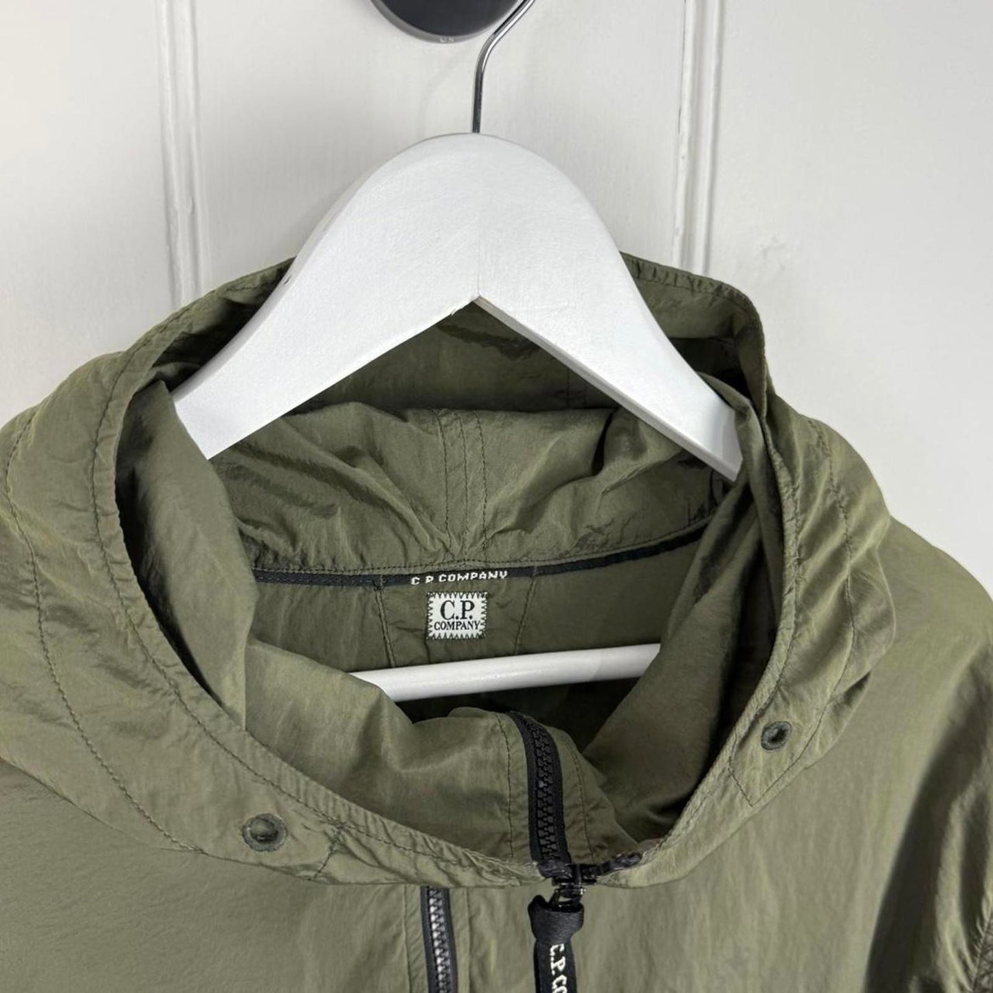 CP Company Nylon Smock Jacket in Khaki (XL)