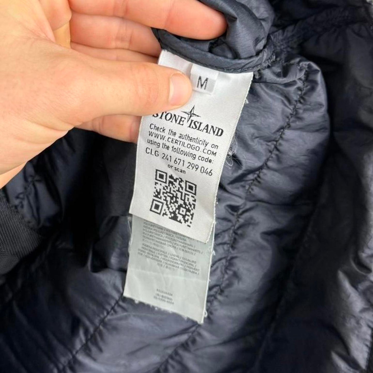 Stone Island Garment Dyed Down Overshirt (M)