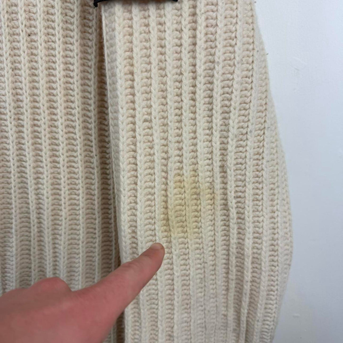 Stone Island Ribbed Wool Blend Jumper (XXL)