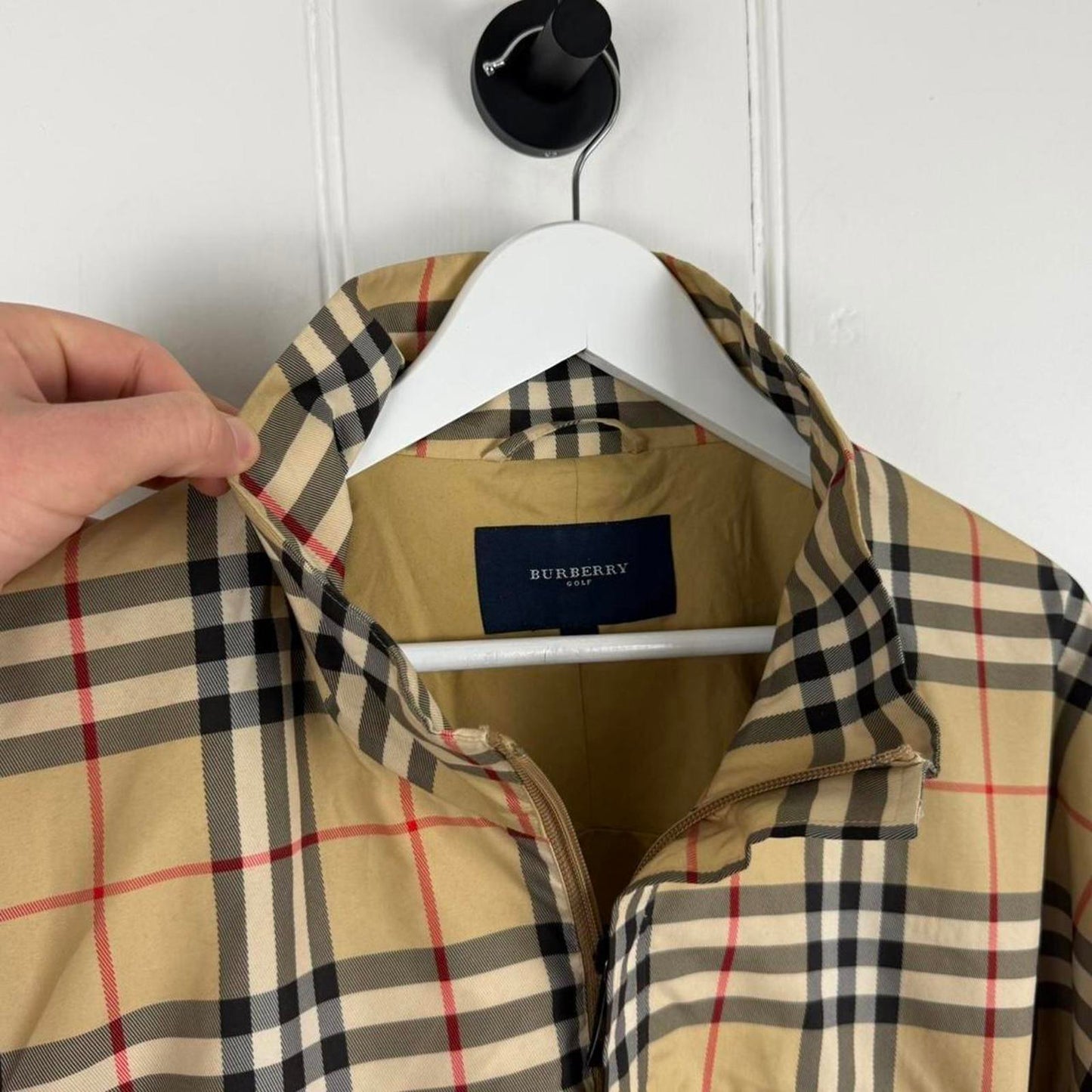 Burberry Nova Check Waterproof Pullover Jacket (XL)