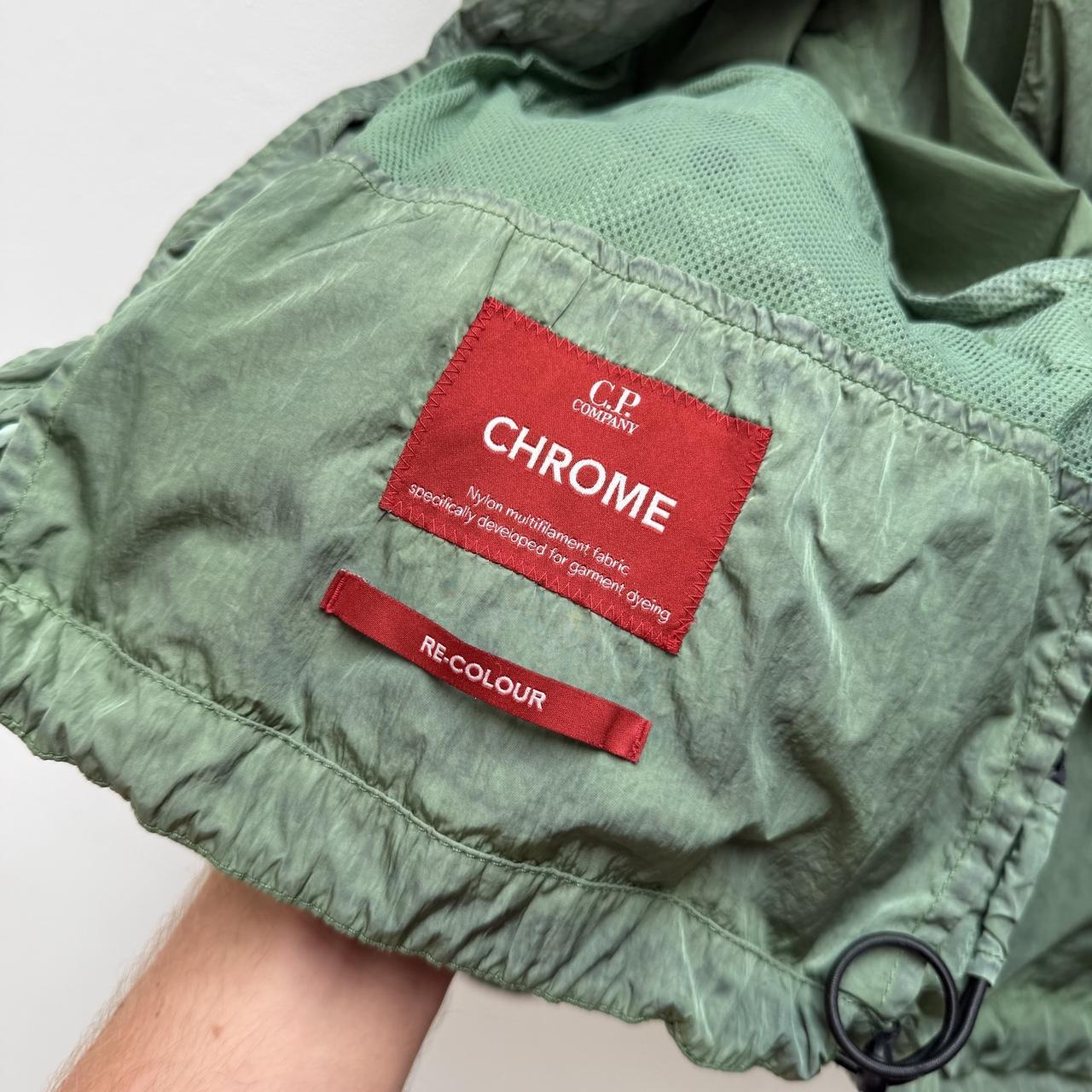 CP Company Re Colour Windbreaker Pullover Jacket in Green (M)
