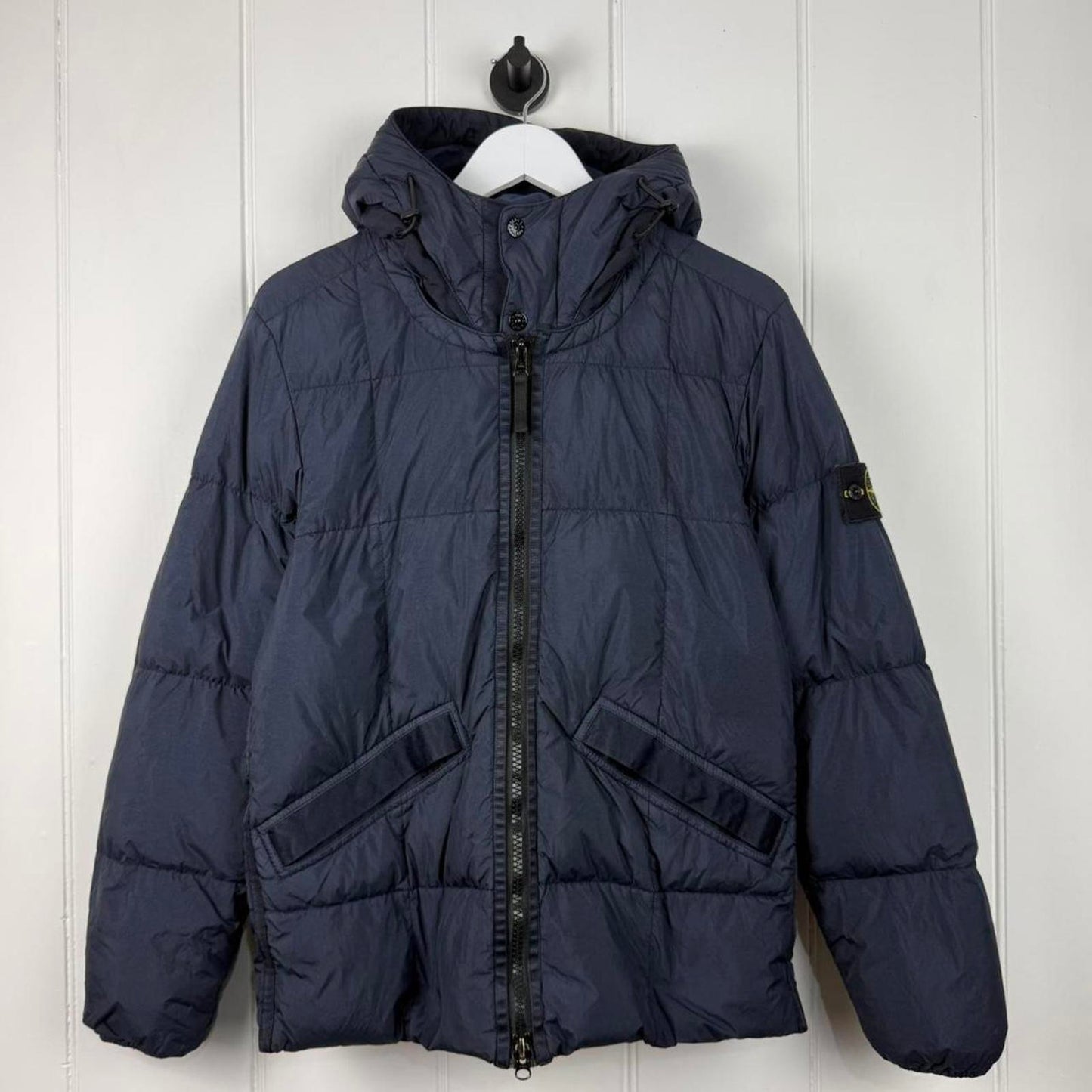 Stone Island Crinkle Reps NY Down Jacket Navy (S)