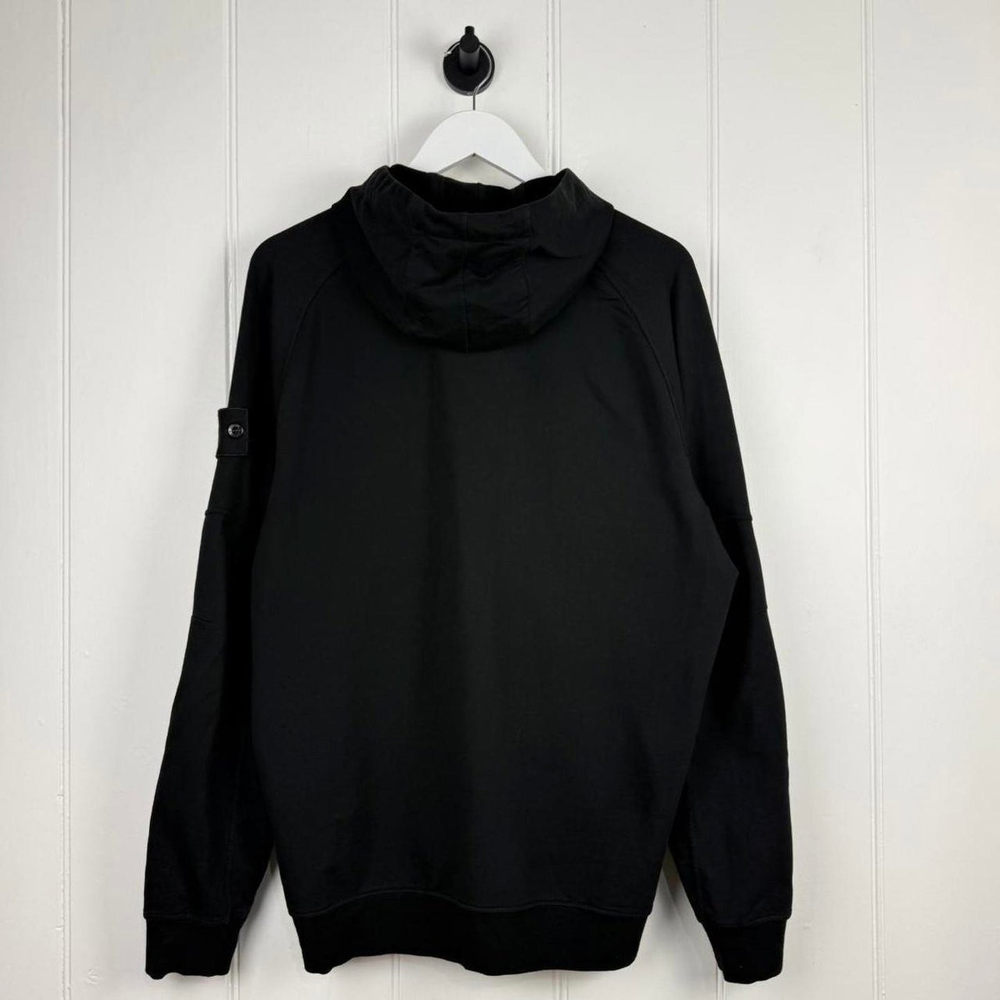 Stone Island Ghost Quarter Zip Pullover Hoodie Black (XL)