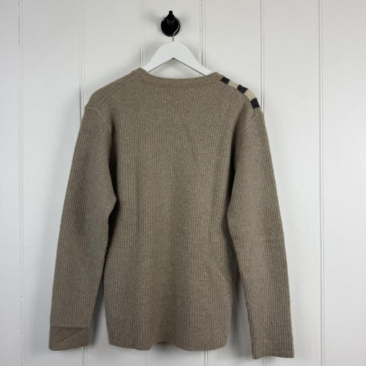 Burberry Vintage Nova Check Knit Jumper Beige (M)