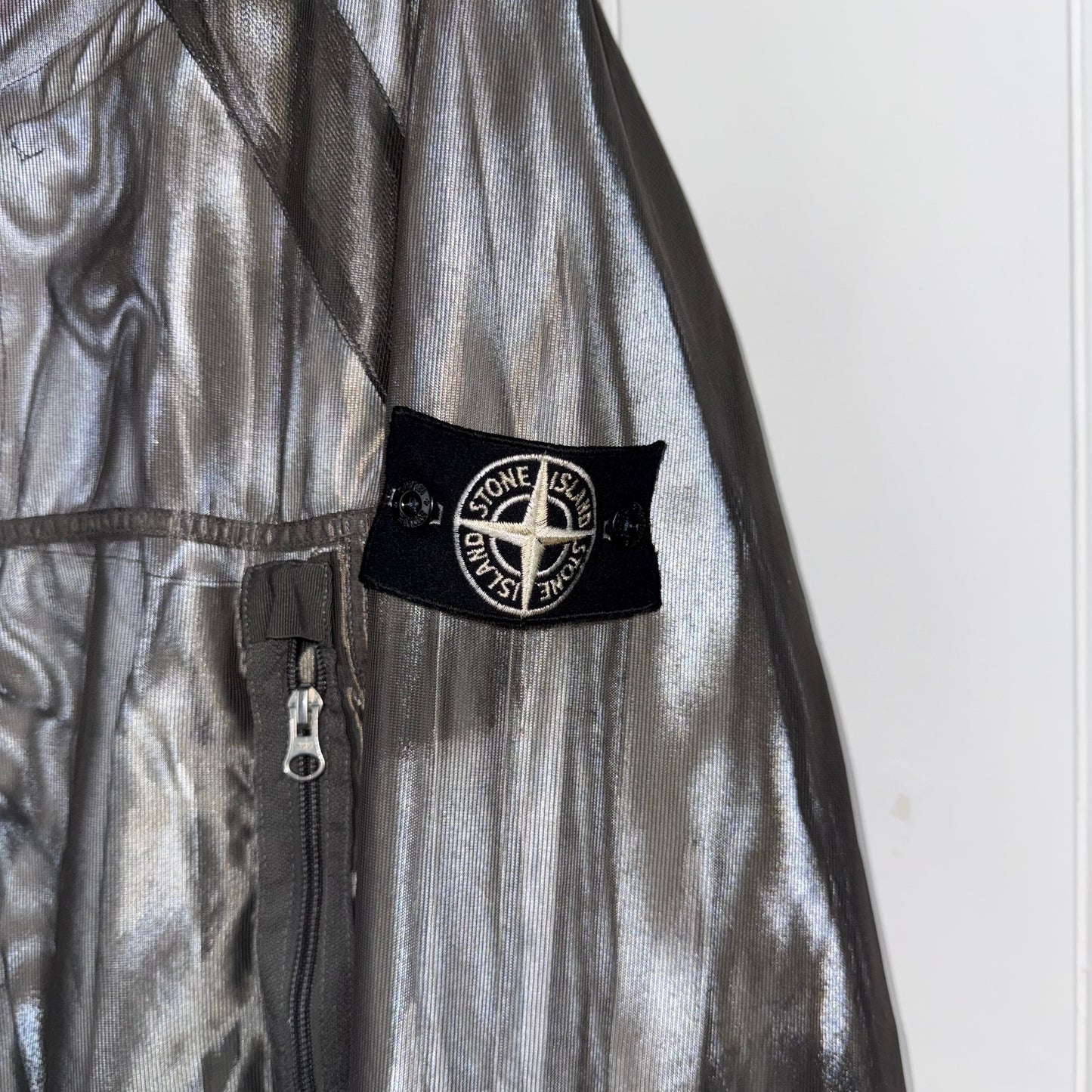 SS2006 Stone Island Mesh Reflective Jacket (XL)
