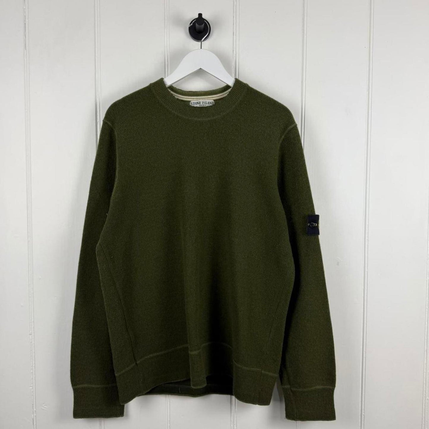Stone Island Ribbed Knit Green (XL)