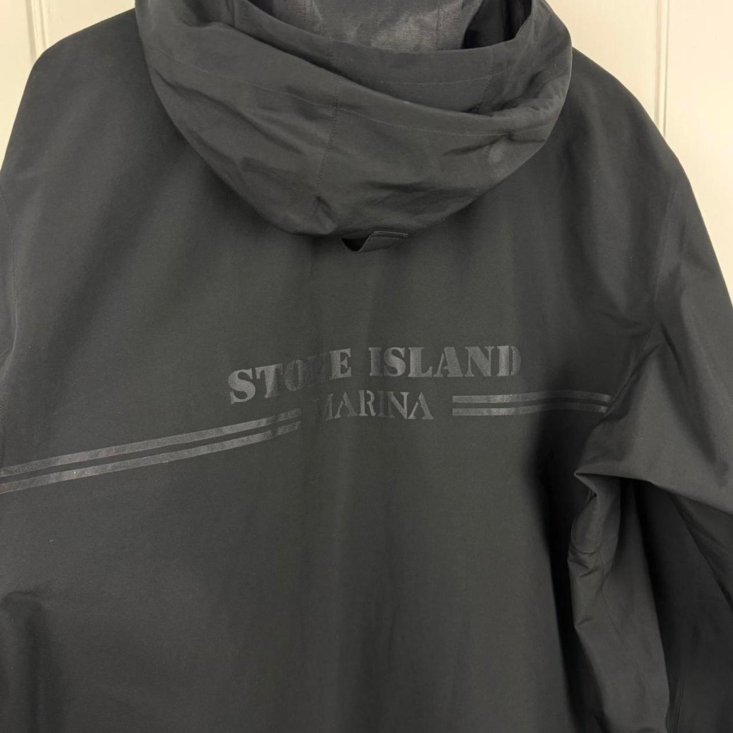 Stone Island Marina Tank Shield Hooded Jacket Black (3XL)