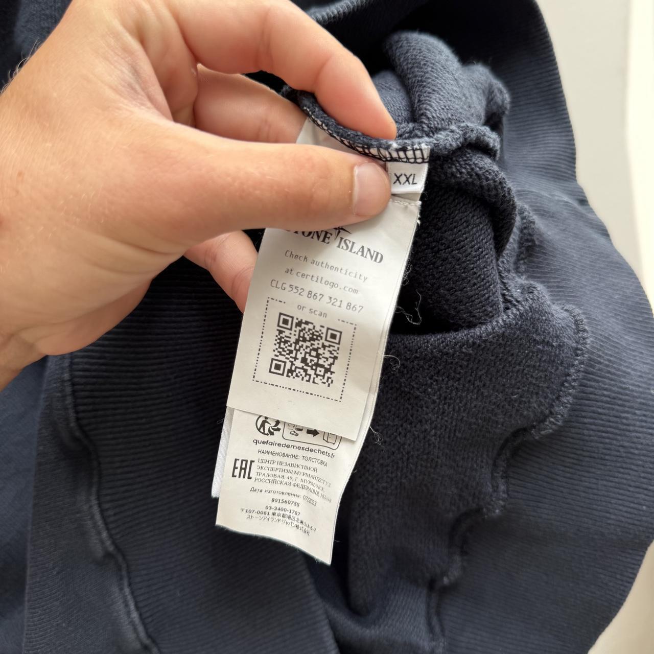 Stone Island Heavyweight Logo Sweatshirt (XXL)