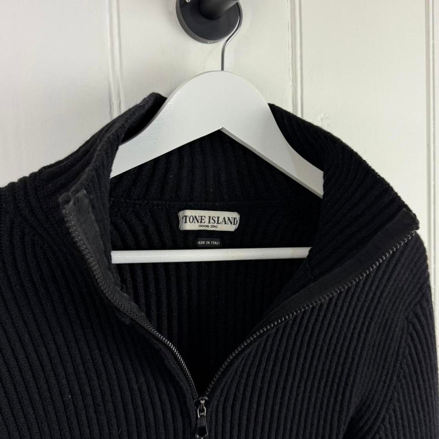 Stone Island Full Zip Rib Knit (M)
