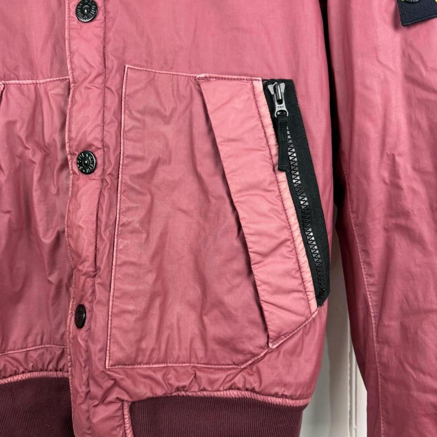 Stone Island Mussola Gommata Jacket Pink (L)