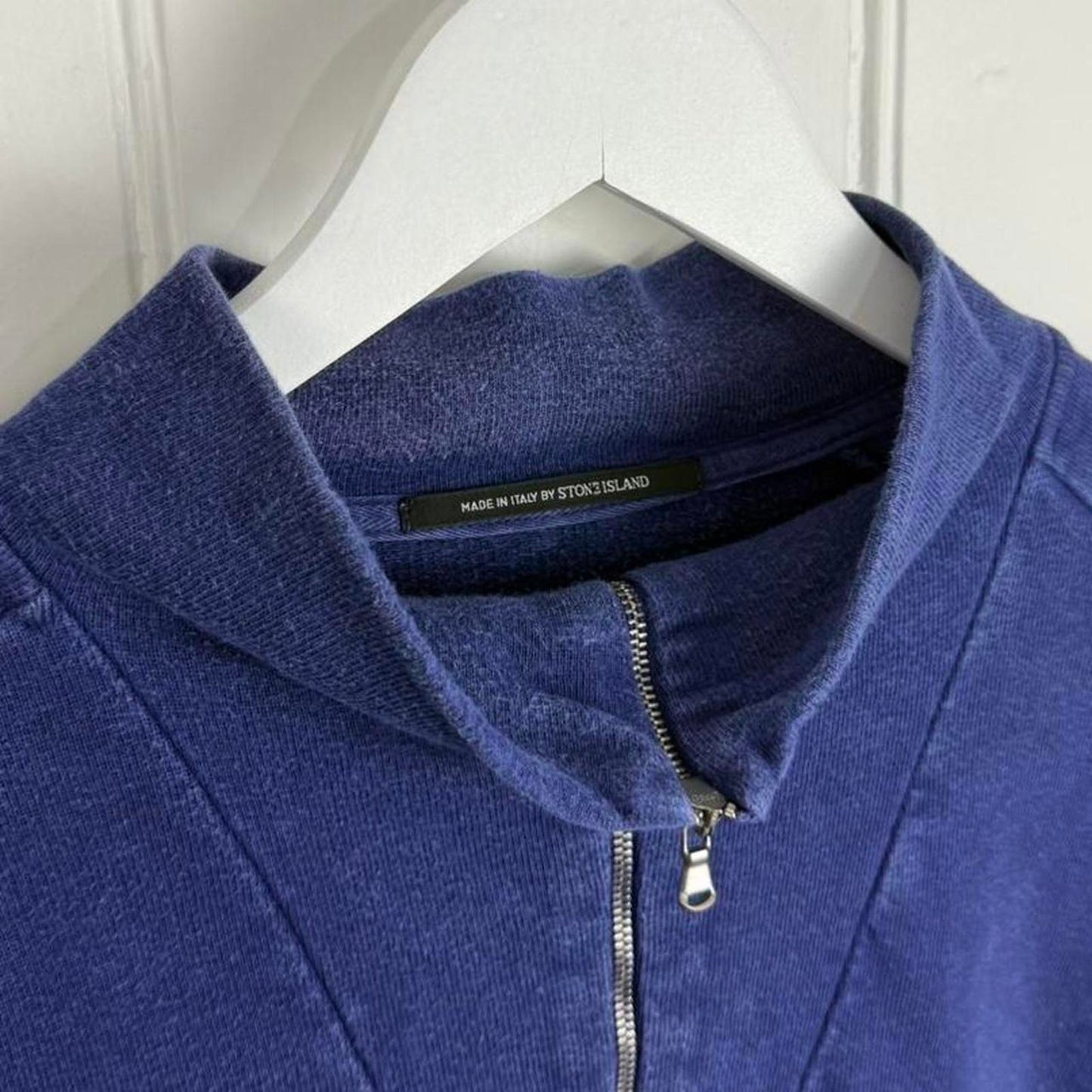 Stone Island Denim Collection Quarter-Zip Sweat (L)