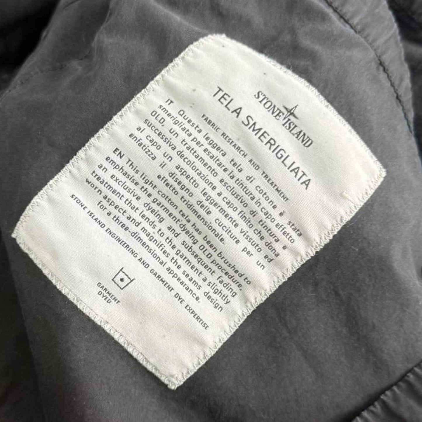 Stone Island Tela Smerigliata Overshirt Jacket Black (XL)