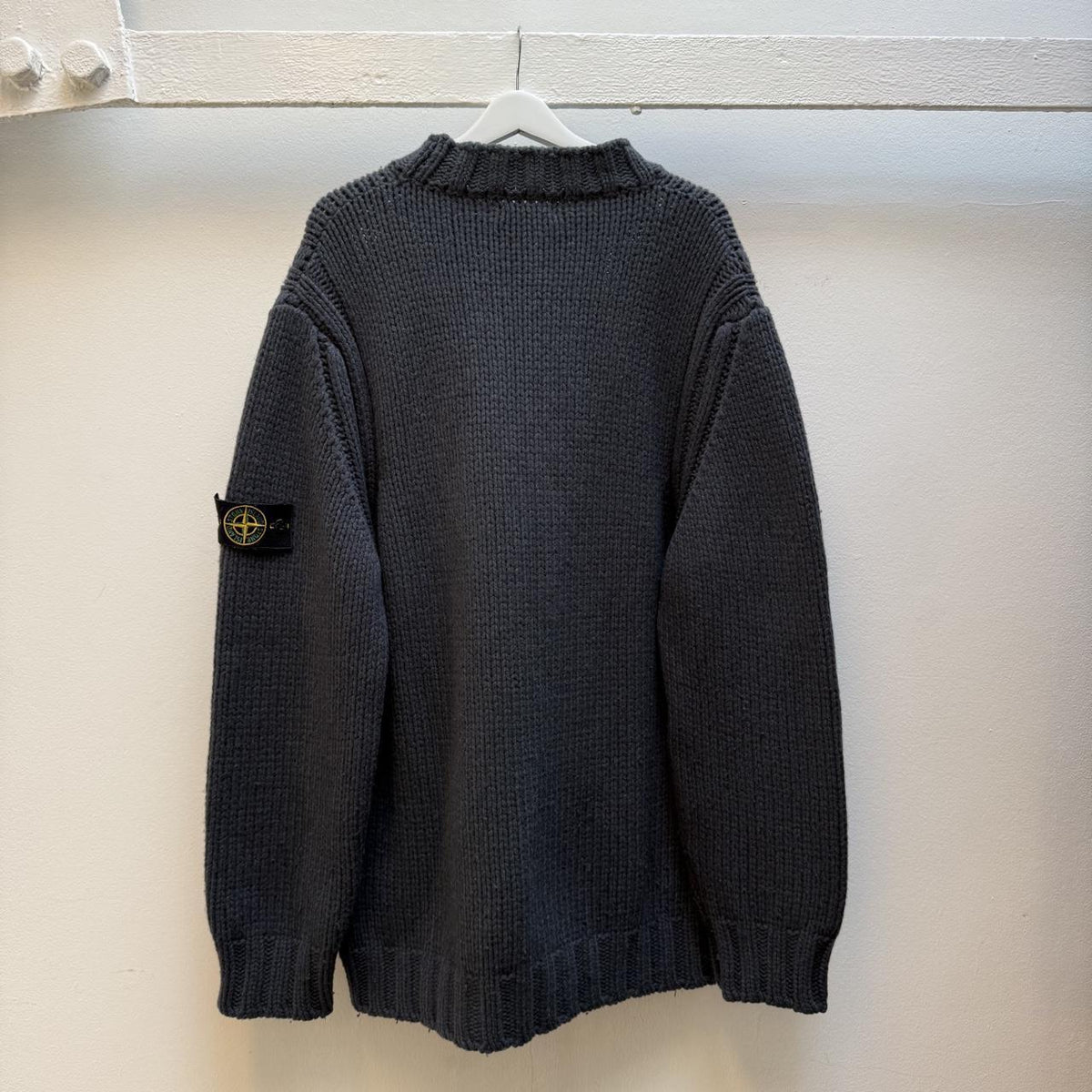 2001 Stone Island Chunky Wool Knit Jumper (XXL)