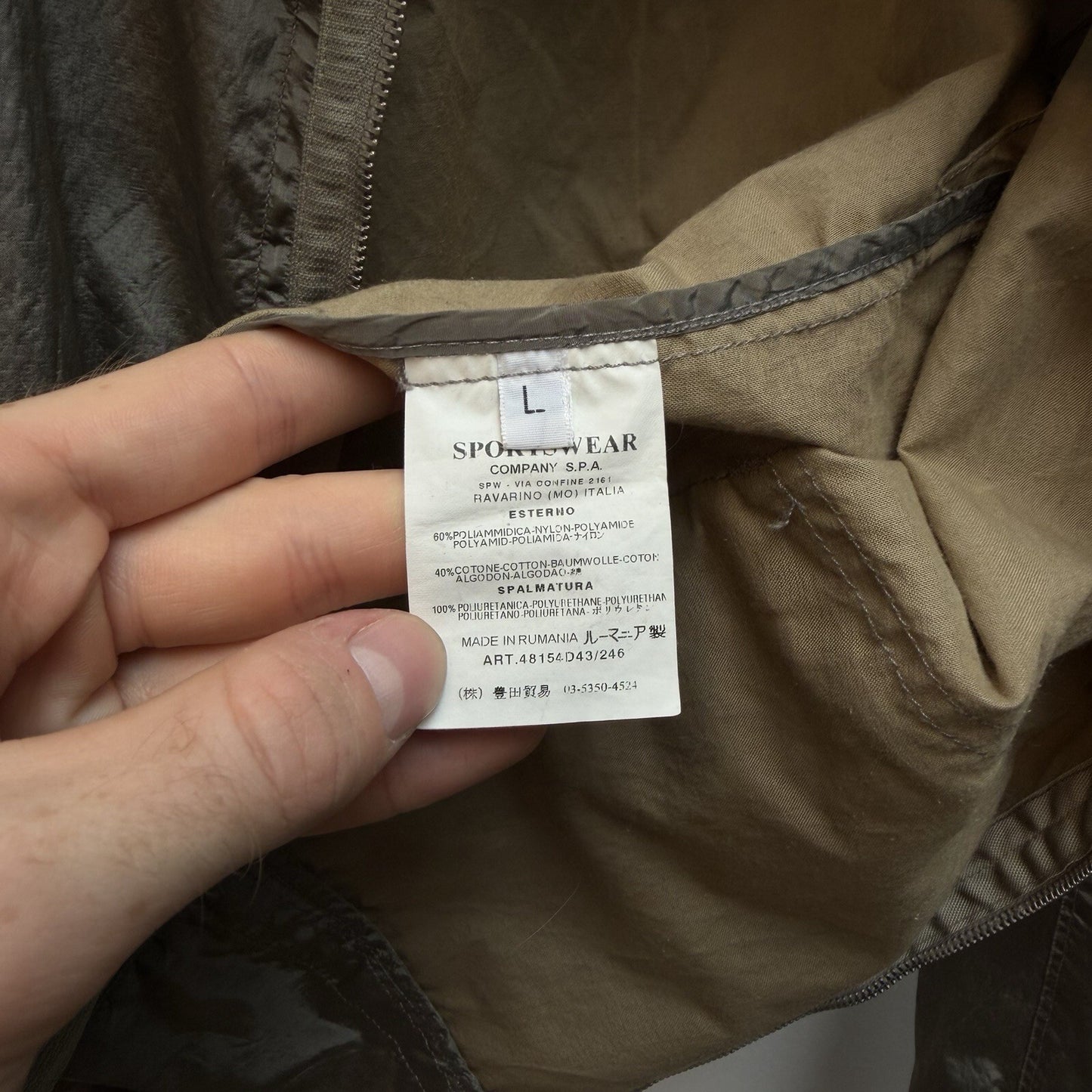 00’s Stone Island Flight Jacket (L)