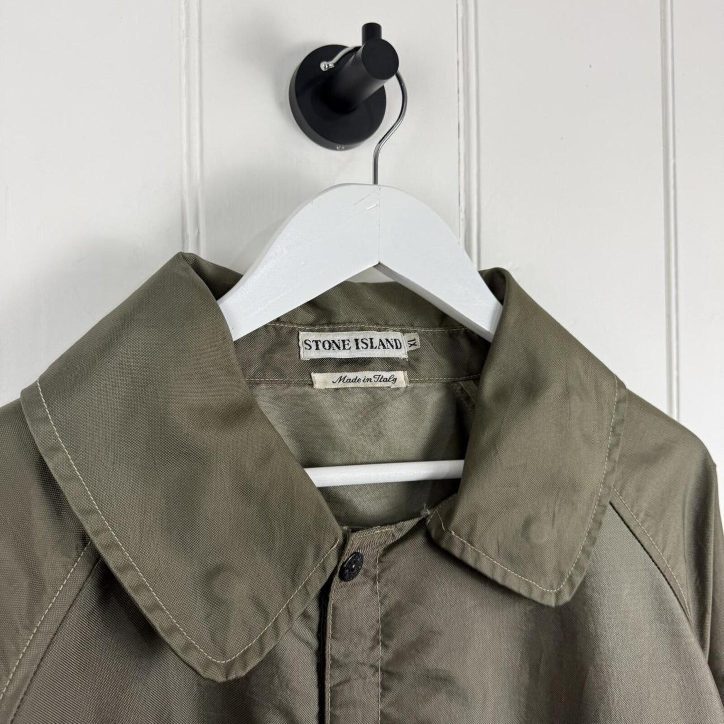 90's Stone Island Formula Steel ‘D-Ring’ Jacket Olive (XL)