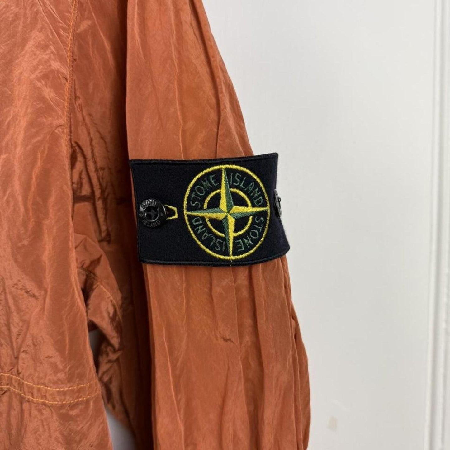 Stone Island Nylon Metal Hooded Jacket Orange (XXL)