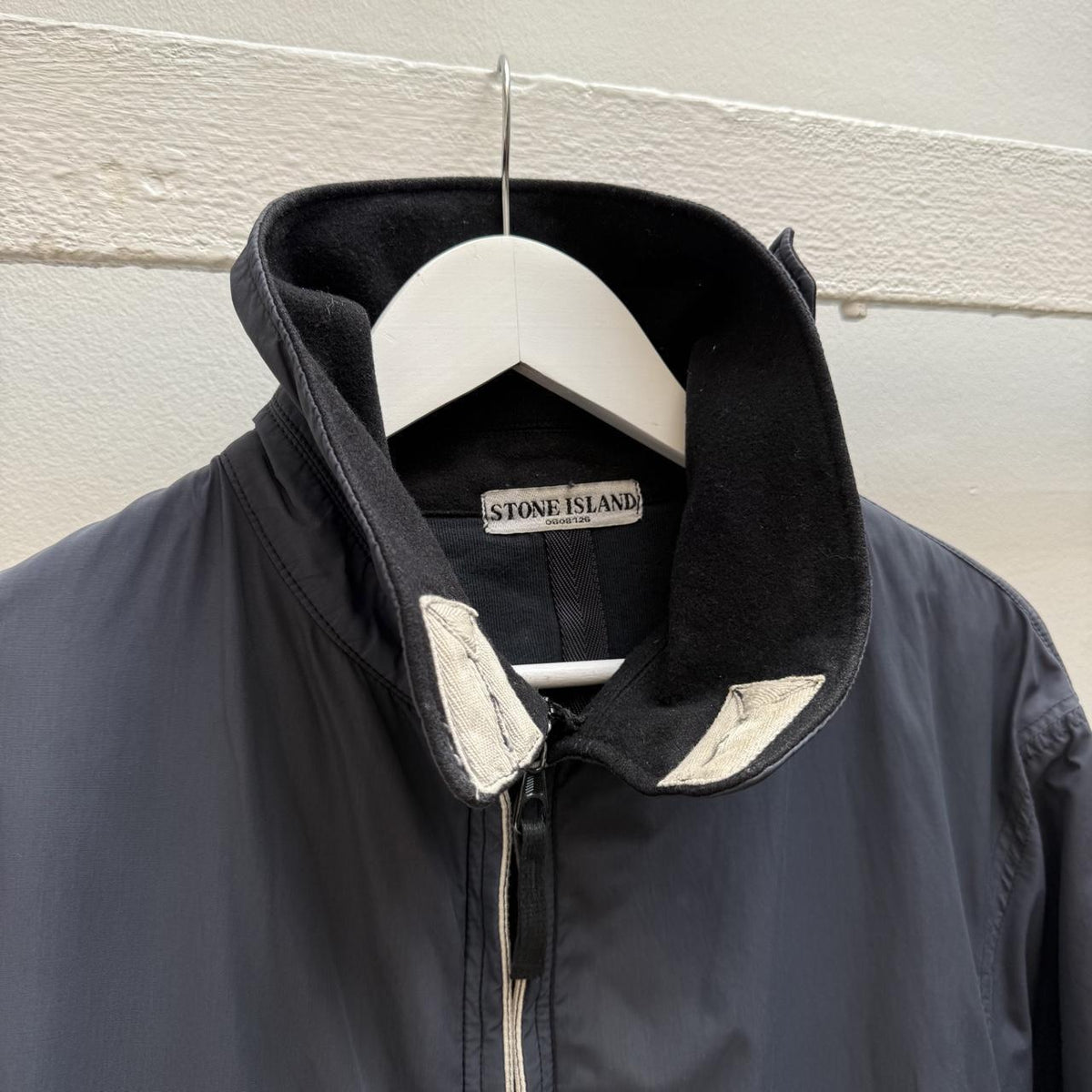 Stone Island Vintage Mid 2000s Flight Jacket – Navy Blue (M)