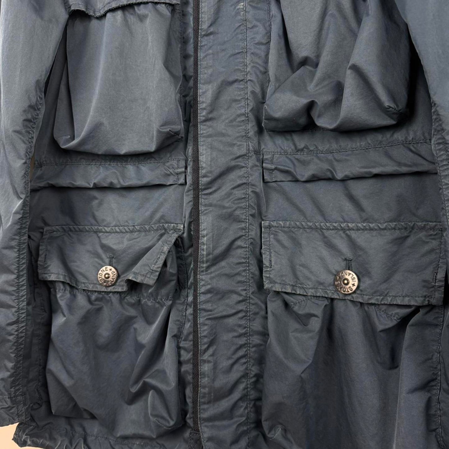 Stone Island David Tela Light TC in Navy (M)