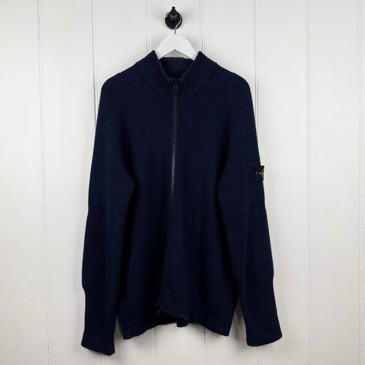 Stone Island Full Zip Knit Jumper (XL)