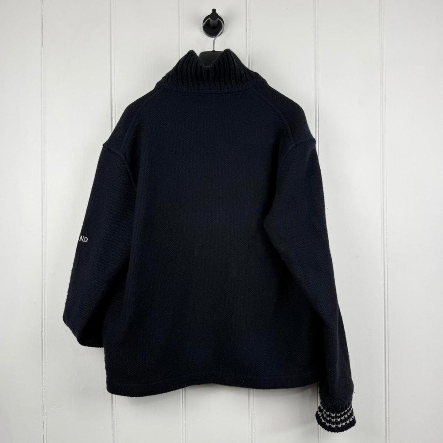 Stone Island 2000s Wool Knit Jacket (L)