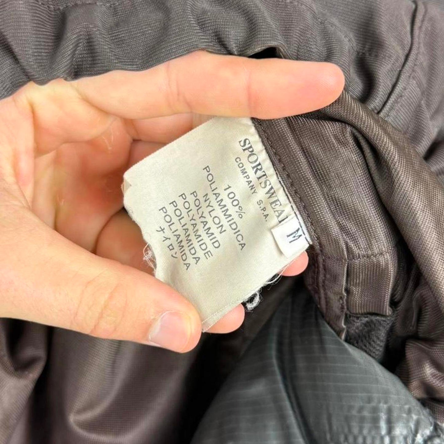 AW99 Stone Island Dutch Rope Parka Jacket in Brown (M)