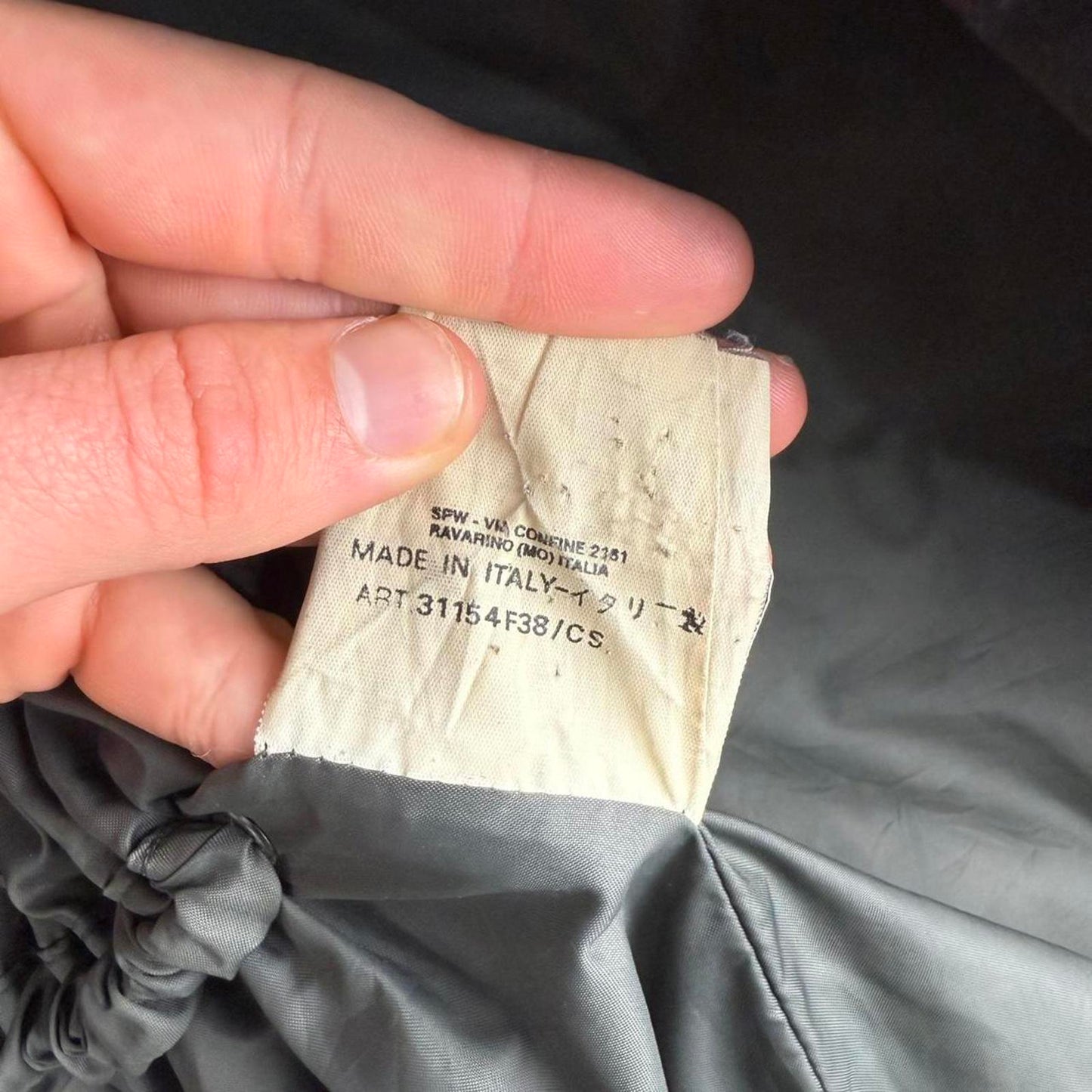 Stone Island Waxed Cotton Down Parka — 1999 (L)