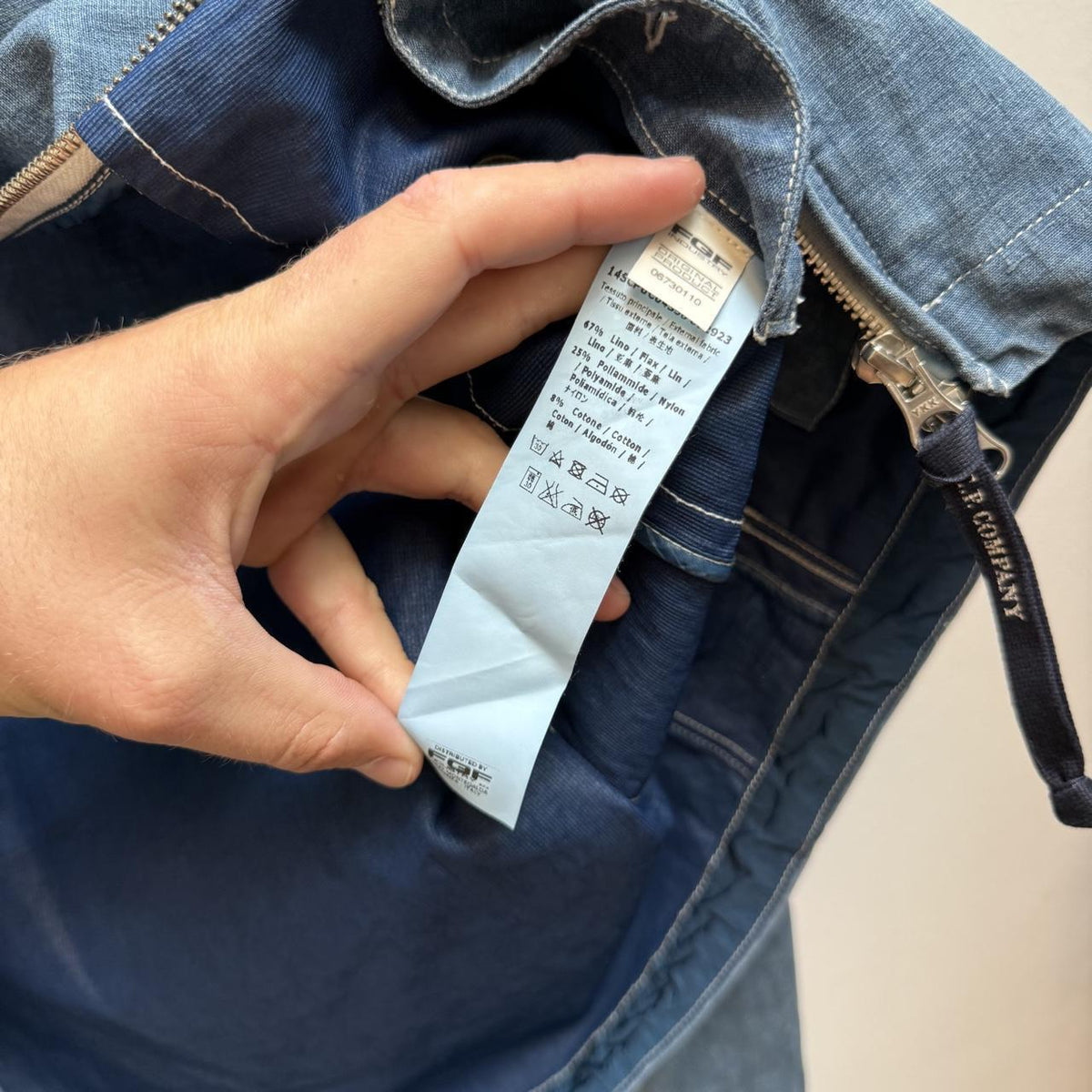 C.P. Company Denim Lens Hooded Jacket (M/L)
