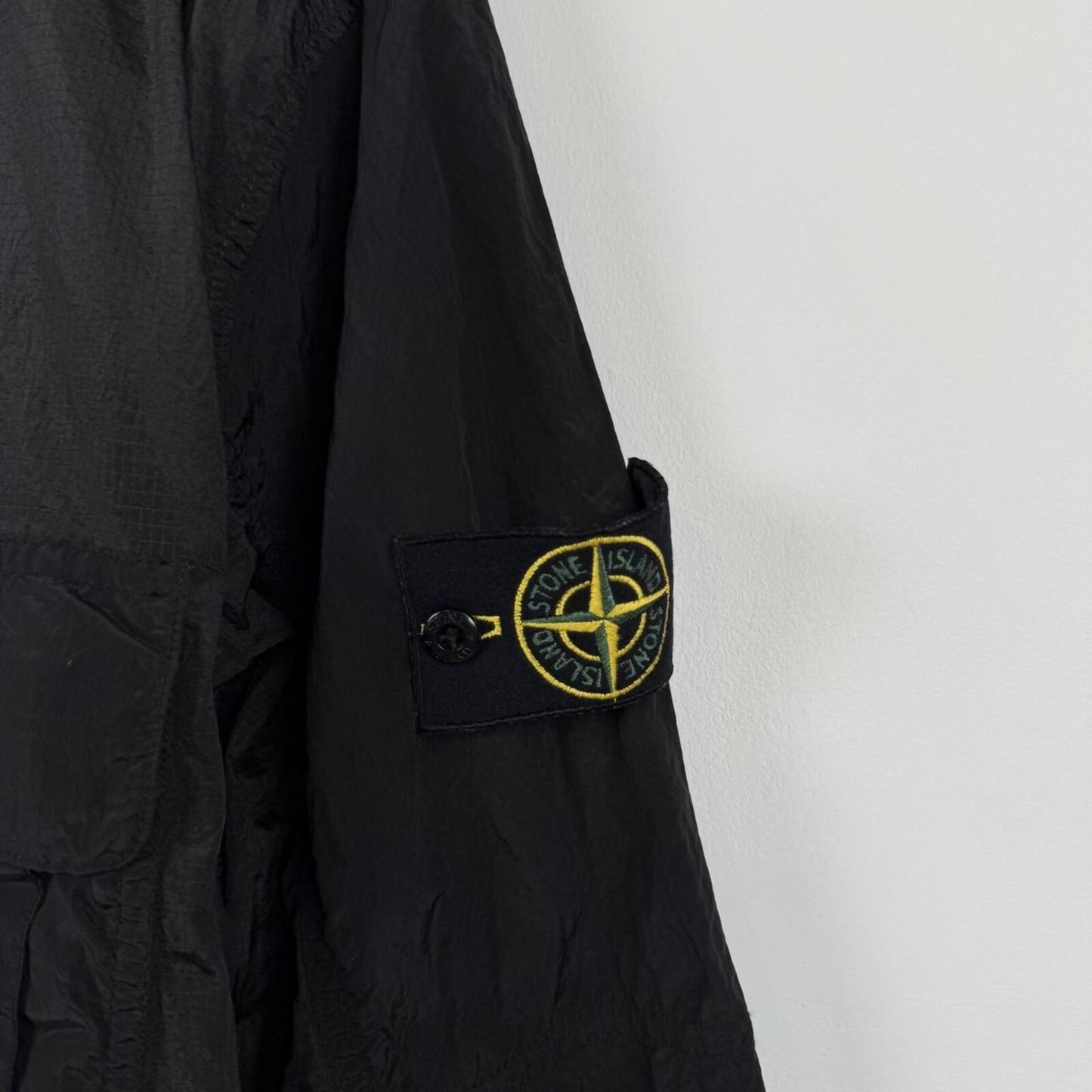 Stone Island Nylon Ripstop Overshirt Black (XL)
