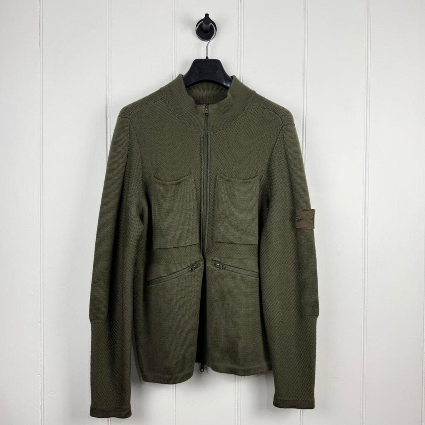 Stone Island Ghost Line Knit Zip Jacket (L)