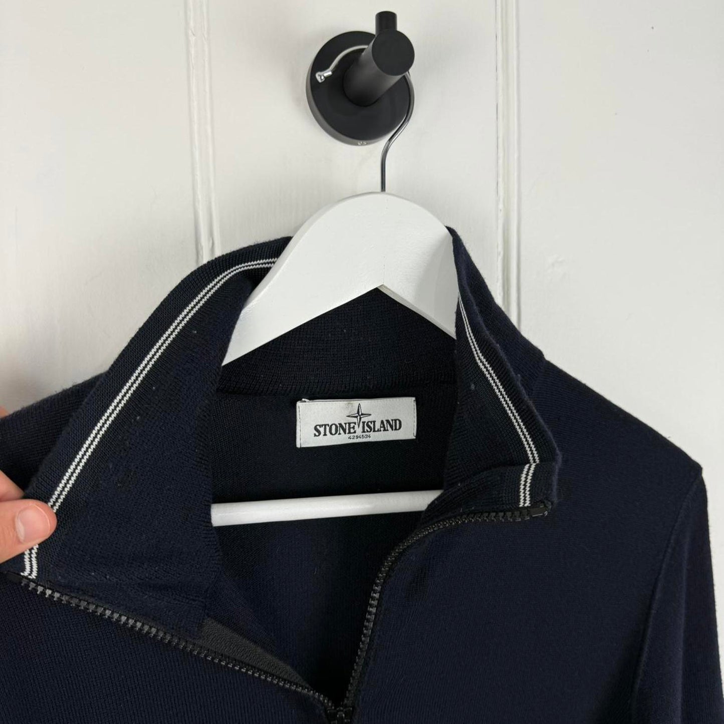 Stone Island Full Zip Wool Knit (M)