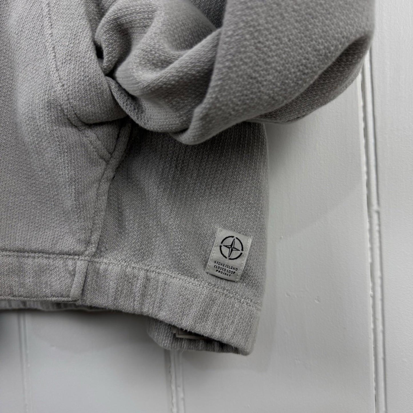 Stone Island Closed Loop 1/4 Zip Hoodie (L)