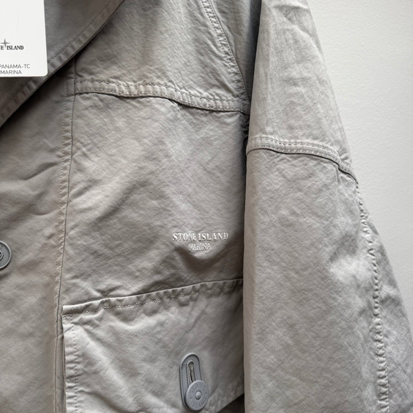 BNWT Stone Island SS26 Nyco Panama Marina Sail Jacket (L)