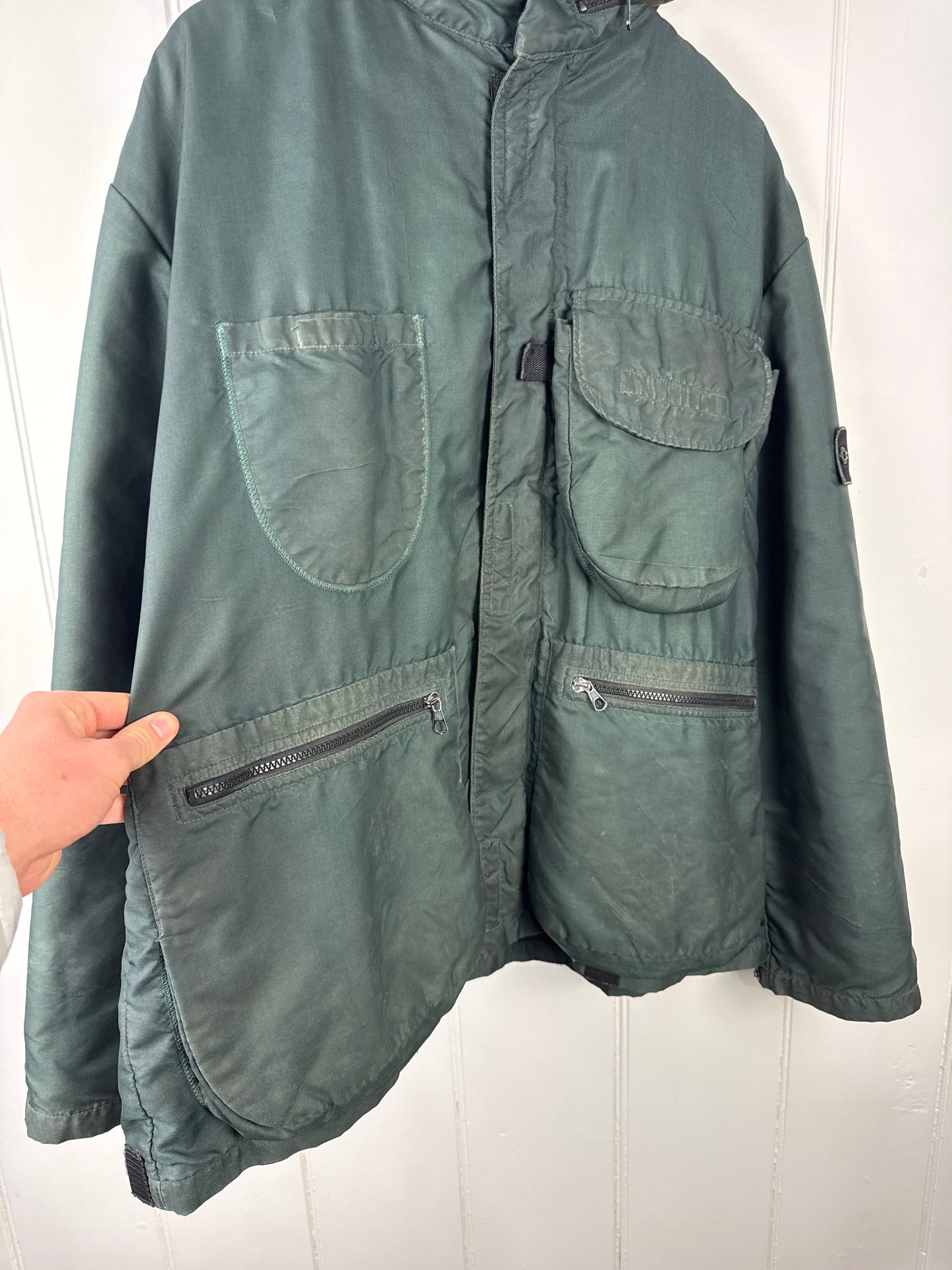 1994 Stone Island Formula Steel Dutch Rope Multi-Pocket Jacket (XL)