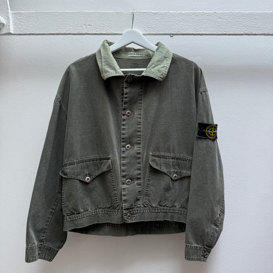 1987 Stone Island Denim Ripstop Jacket (M)