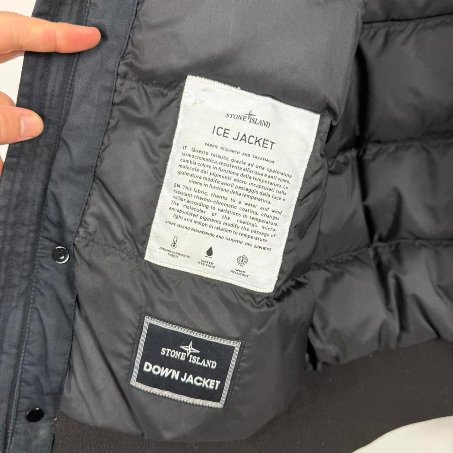 Stone Island Ice Bomber Jacket Brown (M)