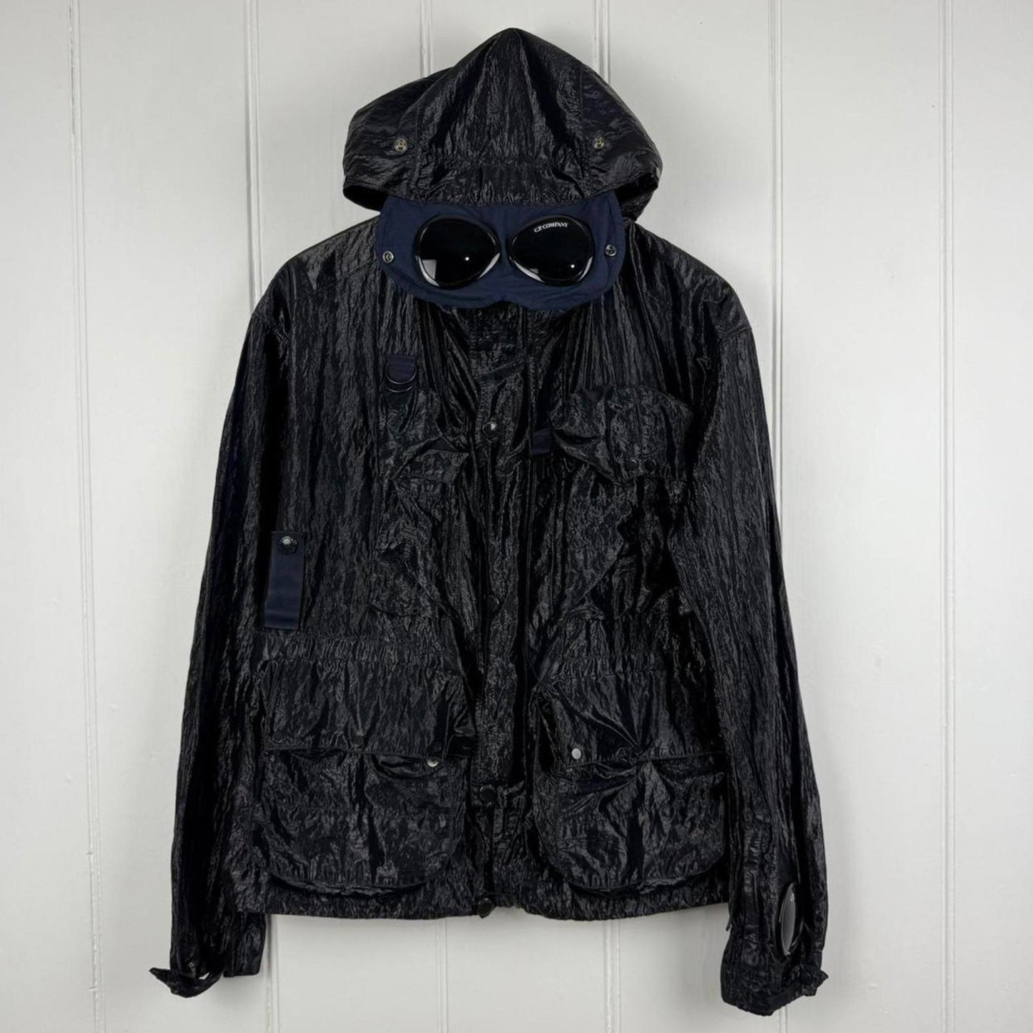 kan-d la mille goggle jacket C.P. Company KAN-D Mille Goggle Jacket – Navy (S) – fordgarmz