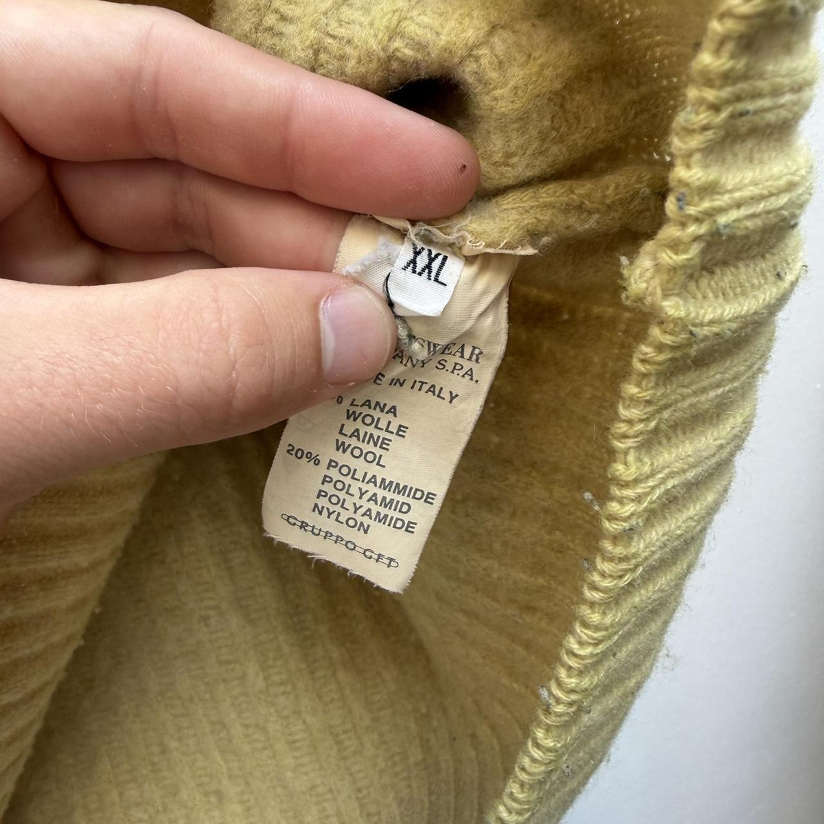 90’s Stone Island Ribbed Wool Blend Knit Jumper (M/L)