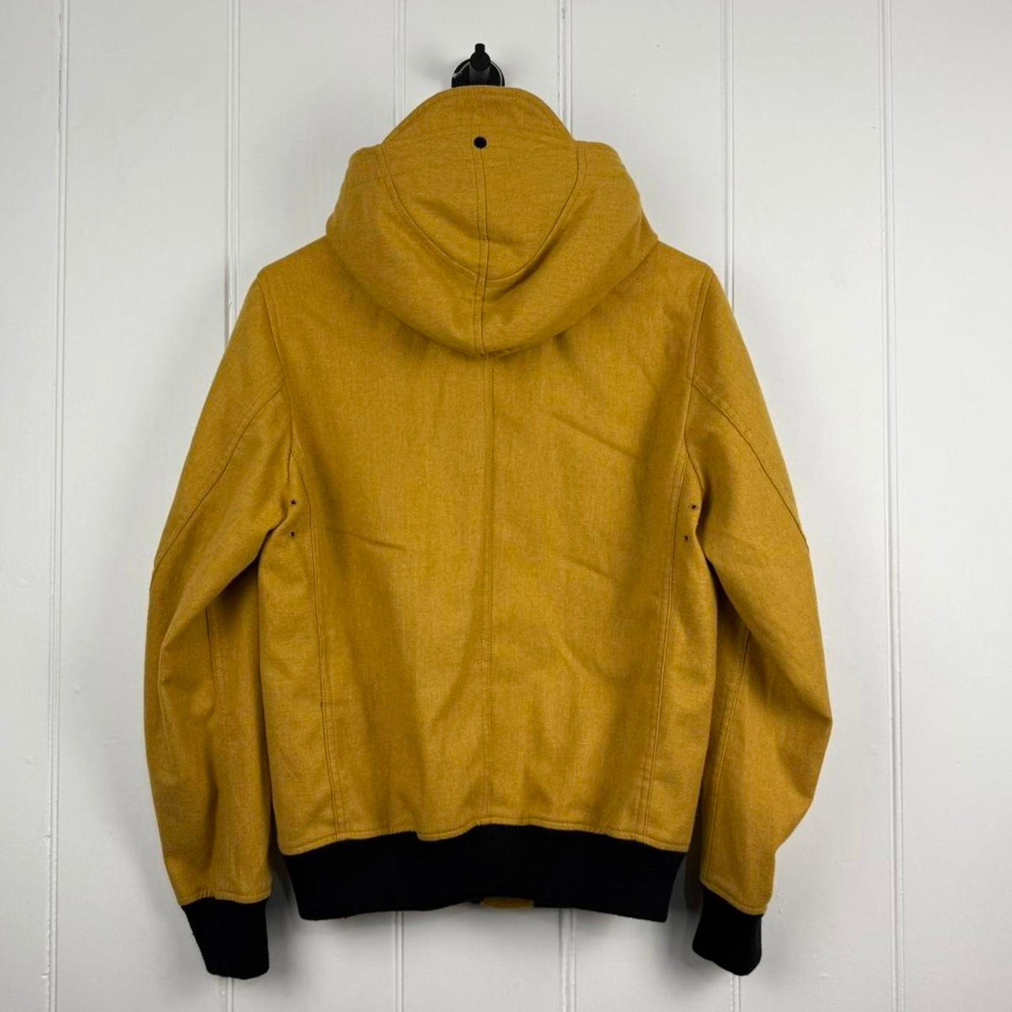 Stone Island Mélange Wool Poly Hooded Jacket (M)