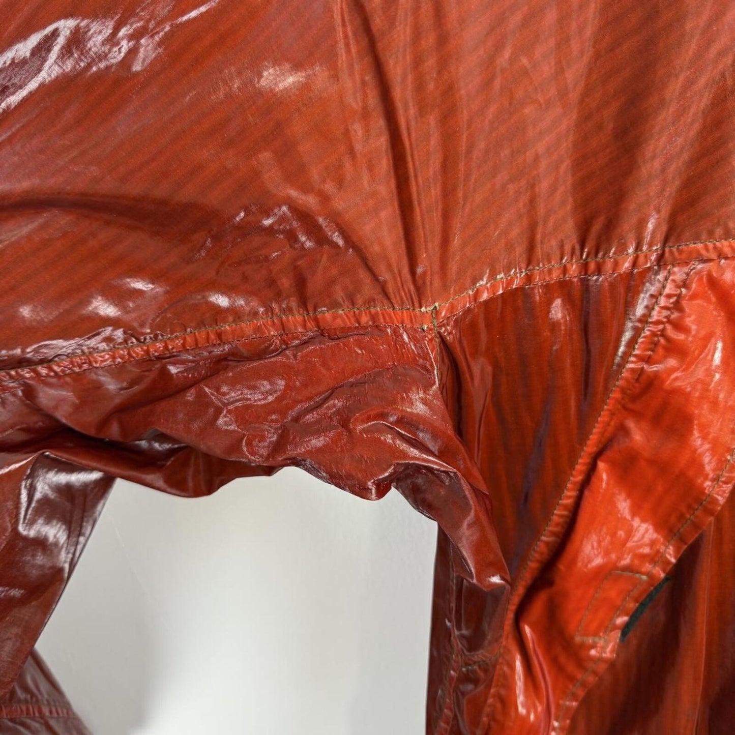 SS2012 Stone Island Mussola Prismatica Hooded Jacket Red (XXXL)