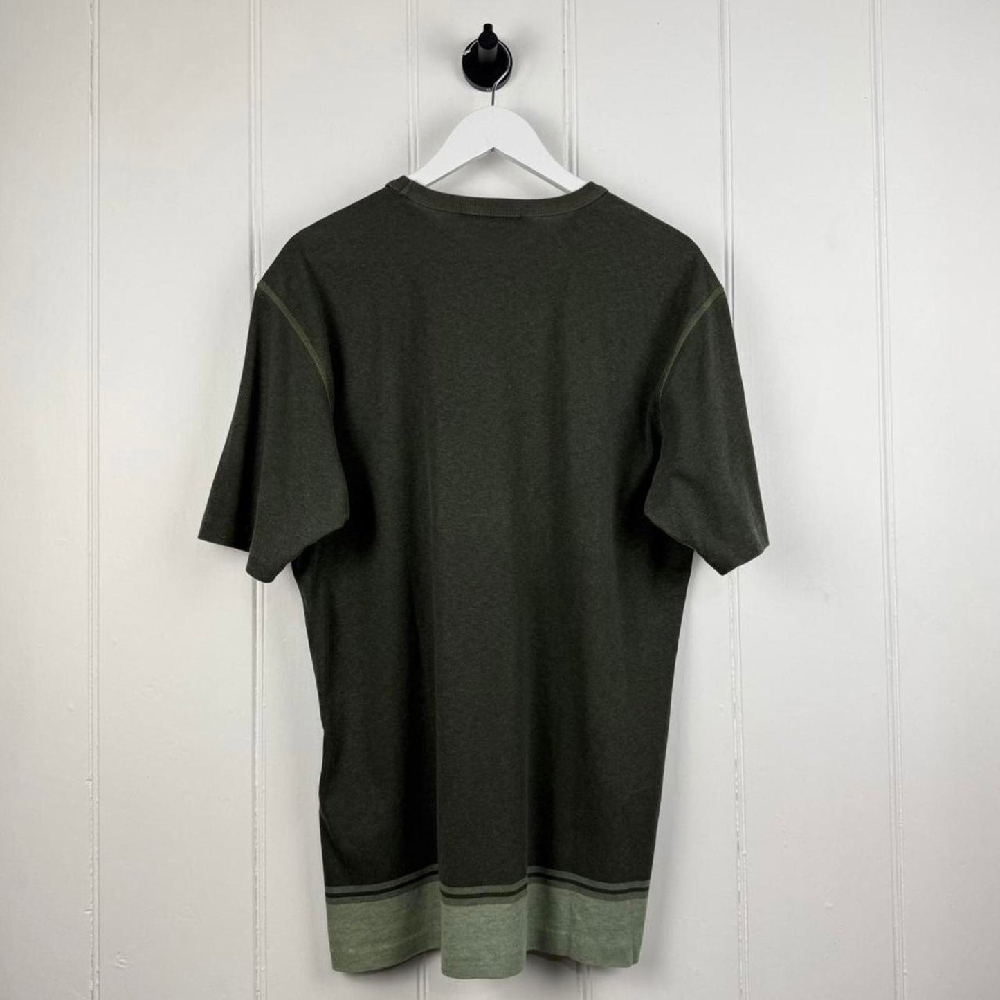 Stone Island Garment Dyed Compass Tee Green (L)