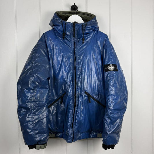 Stone Island Ice Jacket Blue Thermo Sensitive (XXL)