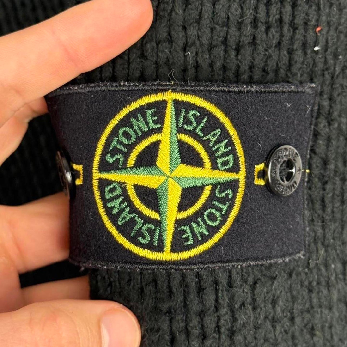 Stone Island Quarter Zip Knit (L)