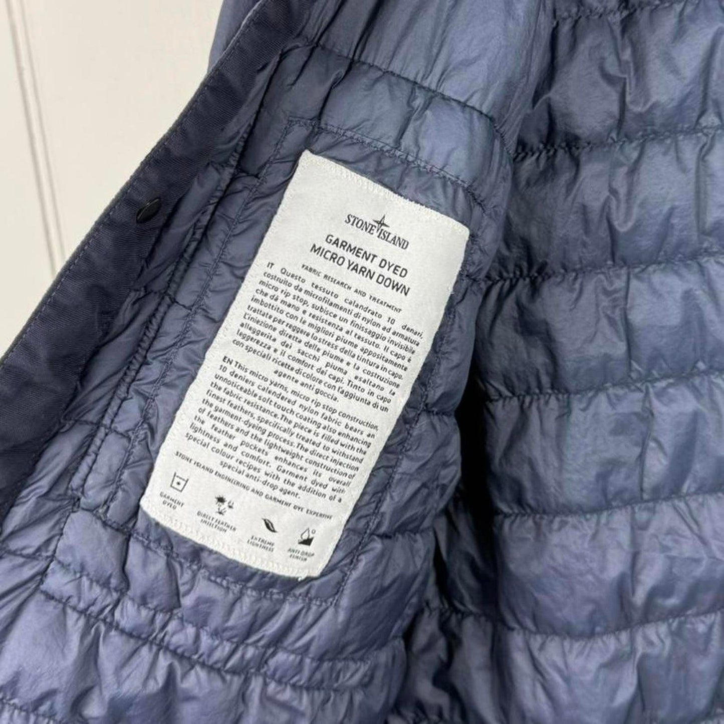 Stone Island Micro Yarn Down Overshirt (XL)