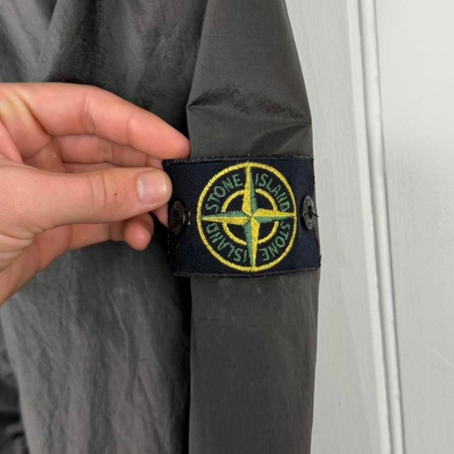 Stone Island Nylon Hooded Windbreaker (M)