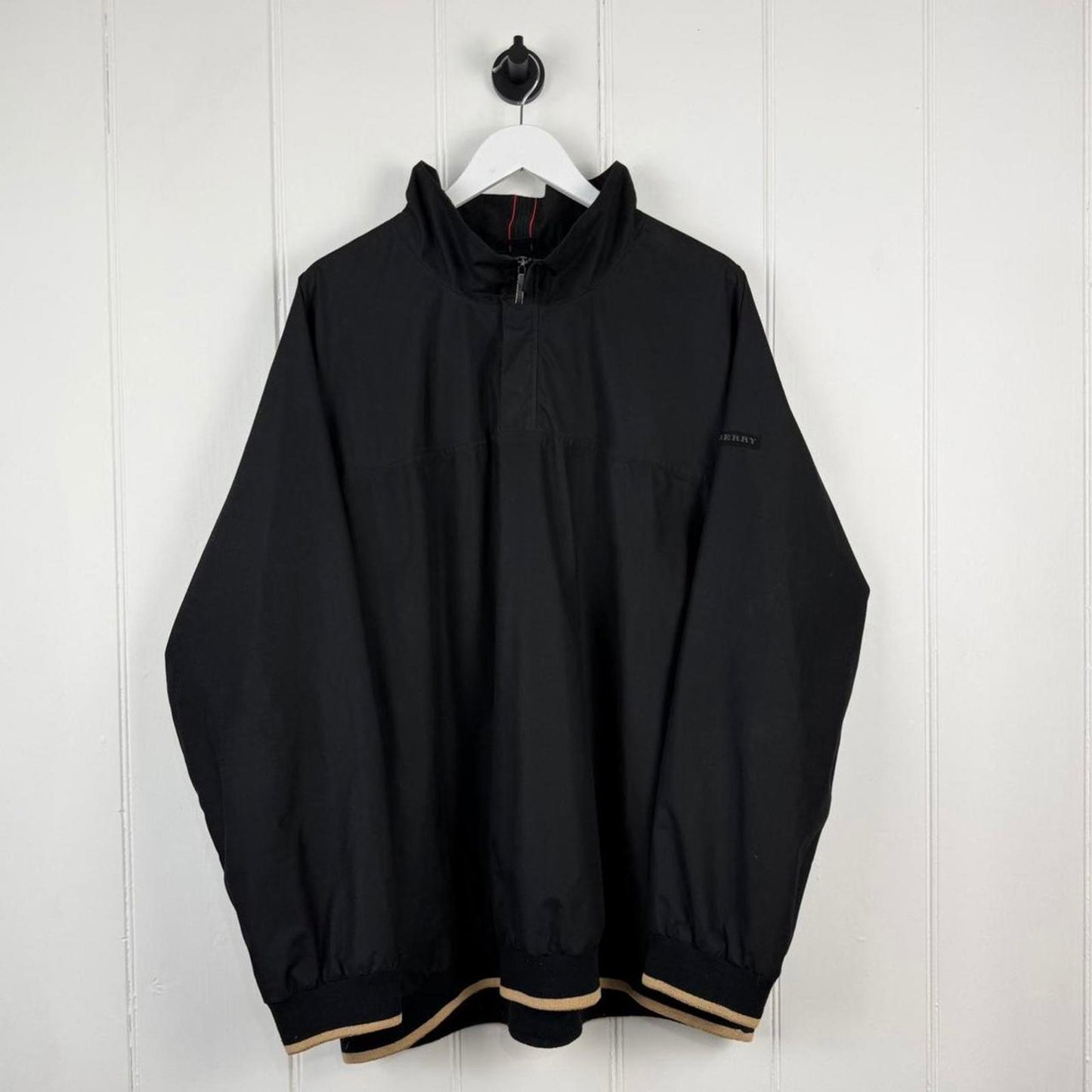Burberry Golf Pullover Jacket Black (XXL)