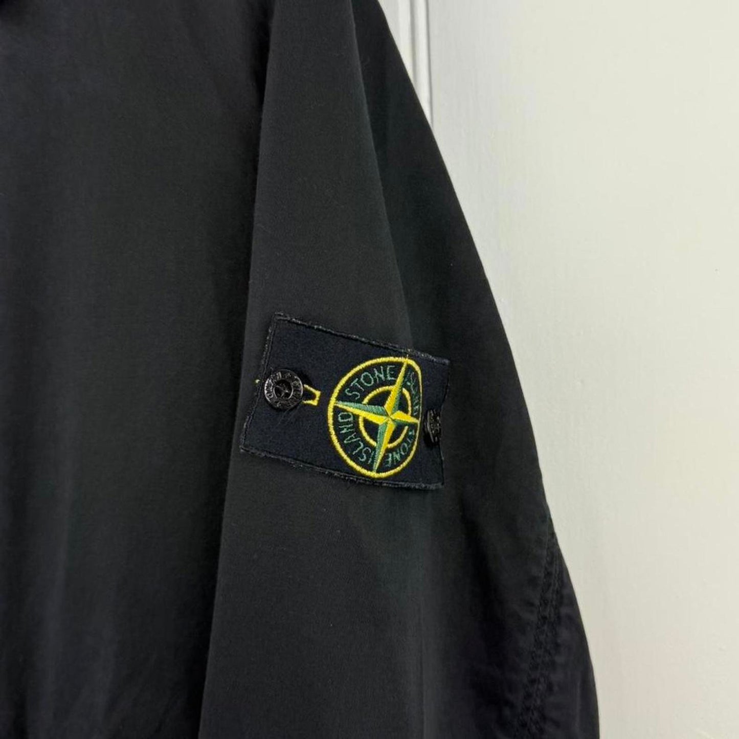 Stone Island Raso Gommato Double-Breasted Jacket (M)