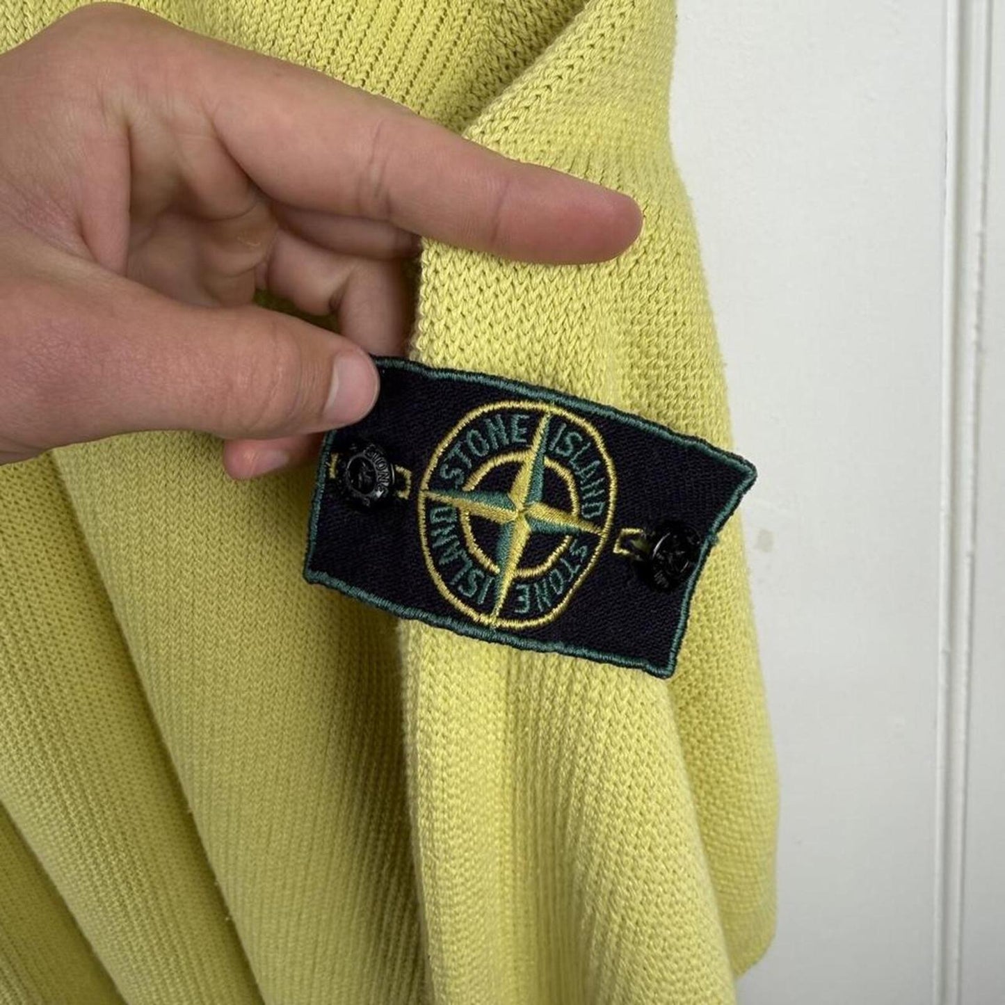 1980's Stone Island Tennis Knit Jumper (XL)